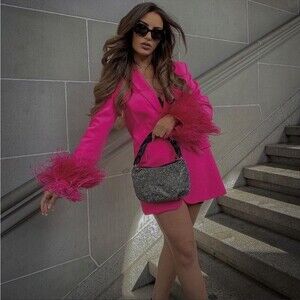 ZARA SPARKLY SHOULDER BAG